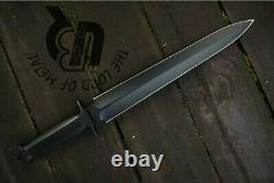 UBR CUSTOM HANDMADE 440c CARBON STEEL HUNTING DAGGER KNIFE WITH MICARTA HANDLE