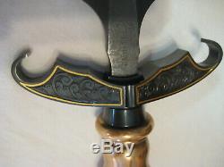 US Custom Made Handmade Doug CASTEEL Dagger / Fighting Knife & Scabbard Case