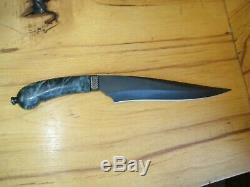 US Custom Made Handmade Doug CASTEEL Dagger / Persian Fighting Knife jade hand