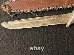 US Korean War Knife -Theater Figural Trench Art Dagger -Military Atkinson 1952