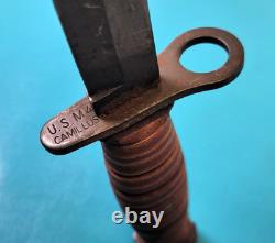 US Military Camillus M1 Carbine Bayonet Knife Combat Dagger TR357