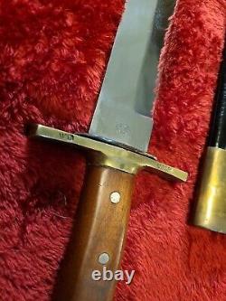 US Military Rifleman Bowie Knife Indian Wars Civil Dagger Rare Old Ames Co M1849