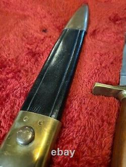 US Military Rifleman Bowie Knife Indian Wars Civil Dagger Rare Old Ames Co M1849