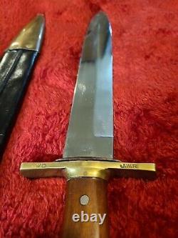 US Military Rifleman Bowie Knife Indian Wars Civil Dagger Rare Old Ames Co M1849