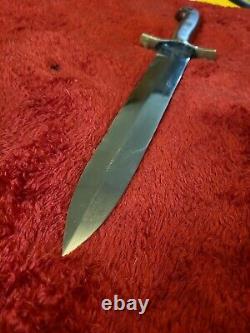 US Military Rifleman Bowie Knife Indian Wars Civil Dagger Rare Old Ames Co M1849