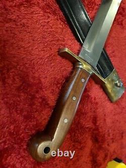 US Military Rifleman Bowie Knife Indian Wars Civil Dagger Rare Old Ames Co M1849