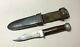 Us Navy Mark1 Fighting Dagger Knife Withscabbard Ww2 Good Condition