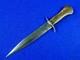 Us Turkish Turkey Wwi Ww1 Stiletto Fighting Knife Dagger