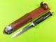 Us Ww2 Commercial Fighting Knife Dagger With Sheath