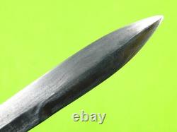 US WW2 Commercial Fighting Knife Dagger with Sheath
