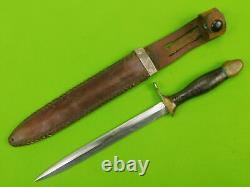 US WW2 Custom Made Handmade Theater Fighting Knife Dagger with Sheath