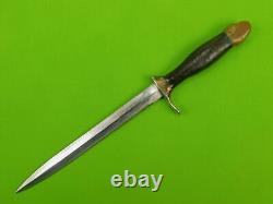 US WW2 Custom Made Handmade Theater Fighting Knife Dagger with Sheath