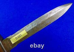 US WW2 Custom Made Handmade Theater Fighting Knife Dagger with Sheath