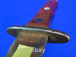 US WW2 Custom Made Handmade Theater Fighting Knife Dagger with Sheath