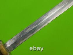 US WW2 Custom Made Handmade Theater Fighting Knife Dagger with Sheath