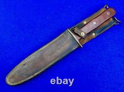 US WW2 Custom Made Handmade Theater Fighting Knife Dagger with Sheath