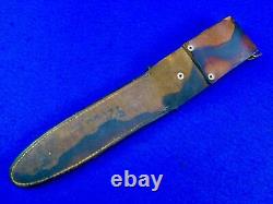 US WW2 Custom Made Handmade Theater Fighting Knife Dagger with Sheath