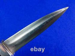 US WW2 Custom Made Theater Fighting Knife Dagger with Sheath