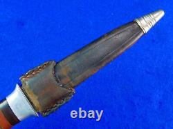 US WW2 Custom Made Theater Fighting Knife Dagger with Sheath