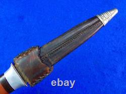 US WW2 Custom Made Theater Fighting Knife Dagger with Sheath