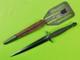 Us Ww2 Fairbairn Sykes Oss Fighting Knife Stiletto Dagger With Scabbard