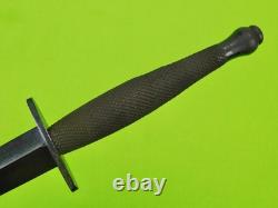 US WW2 Fairbairn Sykes OSS Fighting Knife Stiletto Dagger with Scabbard