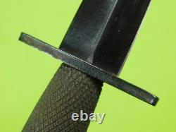 US WW2 Fairbairn Sykes OSS Fighting Knife Stiletto Dagger with Scabbard