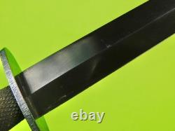 US WW2 Fairbairn Sykes OSS Fighting Knife Stiletto Dagger with Scabbard