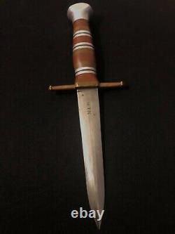 US WW2 Theater Fighting Knife -EXCEPTIONAL Dagger -Military Collection -ID'd