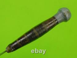 US WW2 Vintage Old Custom Made Fighting Knife Dagger with Sheath