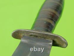 US WW2 Vintage Old Custom Made Fighting Knife Dagger with Sheath