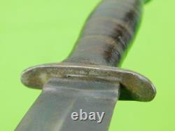 US WW2 Vintage Old Custom Made Fighting Knife Dagger with Sheath