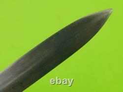 US WW2 Vintage Old Custom Made Fighting Knife Dagger with Sheath