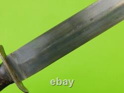 US WW2 Vintage Old Custom Made Fighting Knife Dagger with Sheath