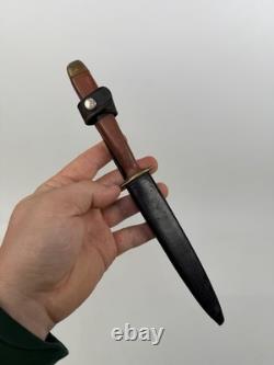 US WW2 WWII CUSTOM HAND MADE THEATER FIGHTING KNIFE DAGGER W Scabbard