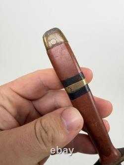 US WW2 WWII CUSTOM HAND MADE THEATER FIGHTING KNIFE DAGGER W Scabbard