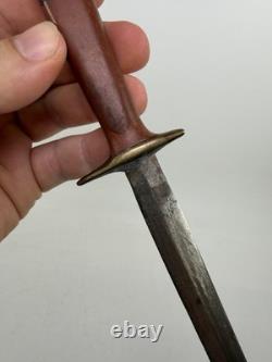 US WW2 WWII CUSTOM HAND MADE THEATER FIGHTING KNIFE DAGGER W Scabbard