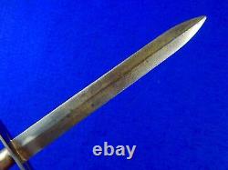 US WW2 WWII Custom Hand Made Theater Stiletto Fighting Knife Dagger