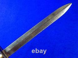 US WW2 WWII Custom Hand Made Theater Stiletto Fighting Knife Dagger