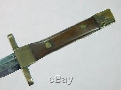 US WW2 WWII Custom Made Handmade Theater Stiletto Small Fighting Knife Dagger