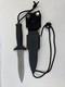 Usa Bear Mgc Fixed Blade Dagger Knife Blackie Collins Locking Sheath Guc Rare