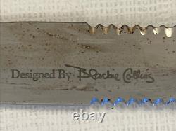 USA Bear MGC Fixed Blade Dagger Knife Blackie Collins Locking Sheath GUC Rare