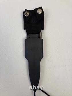 USA Bear MGC Fixed Blade Dagger Knife Blackie Collins Locking Sheath GUC Rare