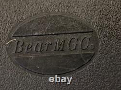USA Bear MGC Fixed Blade Dagger Knife Blackie Collins Locking Sheath GUC Rare