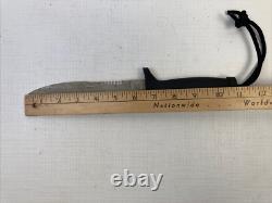 USA Bear MGC Fixed Blade Dagger Knife Blackie Collins Locking Sheath GUC Rare