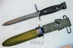 USGI M-7 Unissued Bayonet Knife by General Cutlery with Repro Scabbard GENCUT