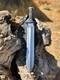 Ubr Custom Handmade D2 Tool Steel Hunting Dagger Knife With Leather Sheath
