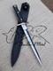 Ubr Custom Handmade D2 Tool Steel Hunting Dagger Knife With Leather Sheath