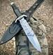 Ubr Custom Handmade D2 Tool Steel Hunting Dagger Knife With Leather Sheath