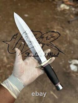 Ubr Custom Handmade D2 Tool Steel Hunting Dagger Knife With Micarta Handle